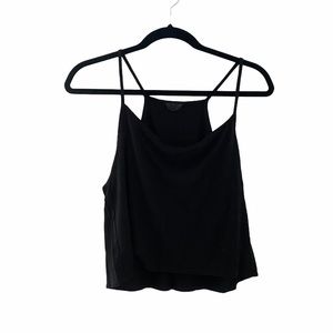 black and white tank top